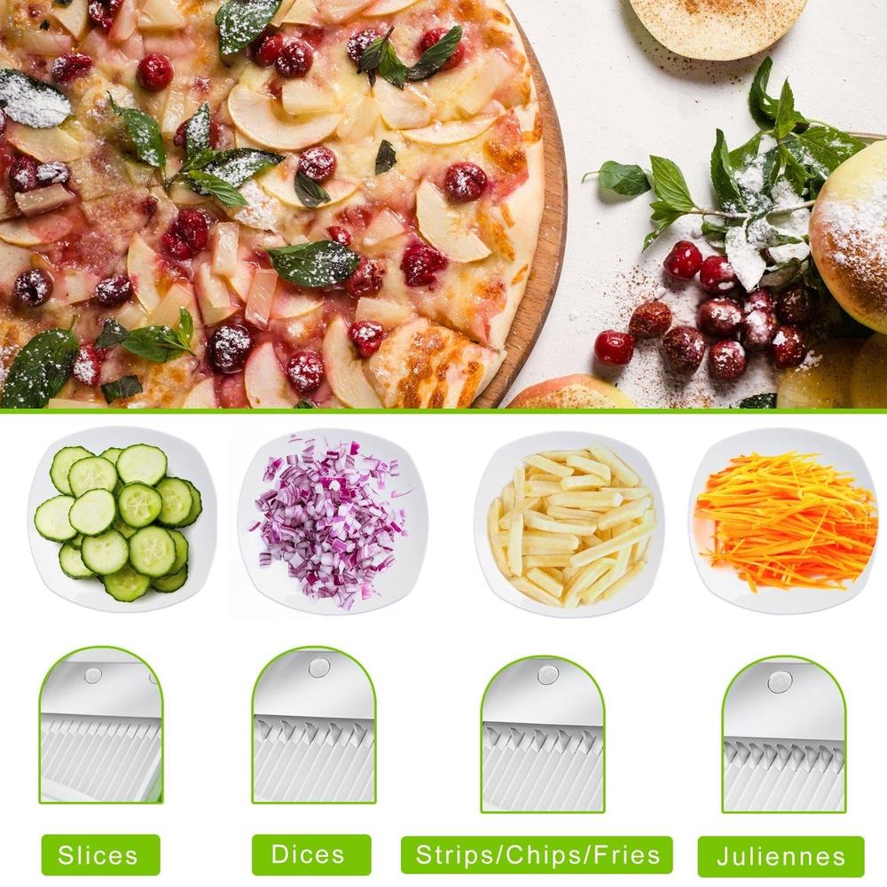 5 in 1 Vegetable Cutter | 6 Blades | The Kitchen Beauty