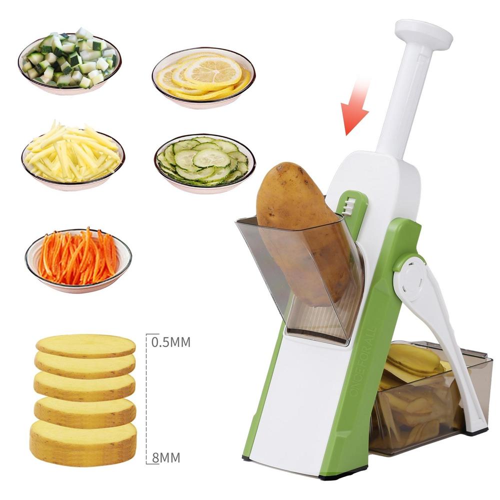 5 in 1 Vegetable Cutter | 6 Blades | The Kitchen Beauty